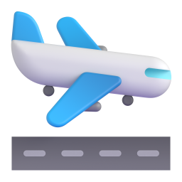 Airplane Arriving 3D