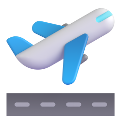Airplane Departure 3D