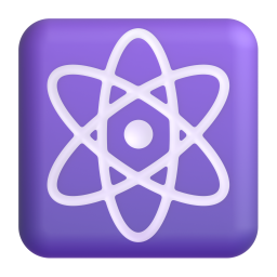 Atom Symbol 3D