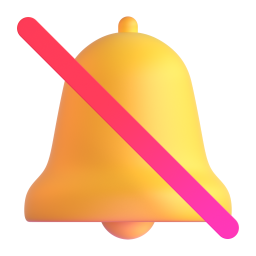 Bell with Cancellation Stroke 3D
