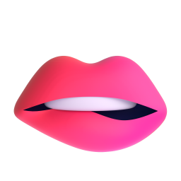Biting Lip 3D