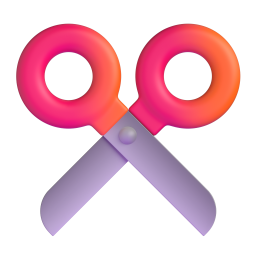 Black Scissors 3D
