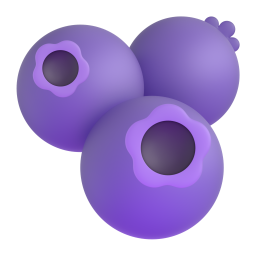 Blueberries 3D