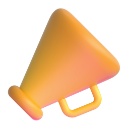 Cheering Megaphone 3D