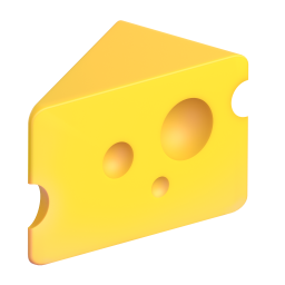 Cheese Wedge 3D