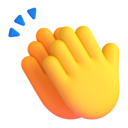Clapping Hands Sign 3D