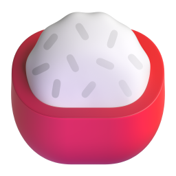 Cooked Rice 3D