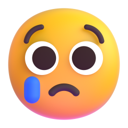 Crying Face 3D