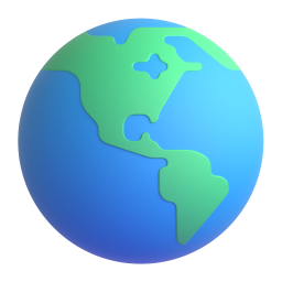 Earth Globe Americas 3D