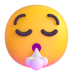 Face Exhaling 3D