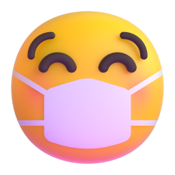 Face with Medical Mask 3D
