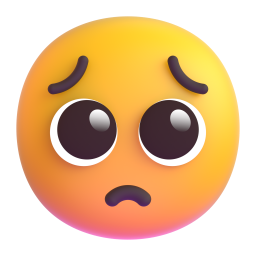 Face with Pleading Eyes 3D