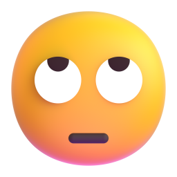 Face with Rolling Eyes 3D