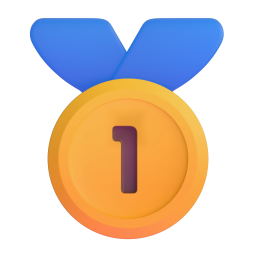 First Place Medal 3D