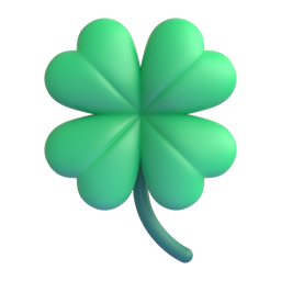 Four Leaf Clover 3D