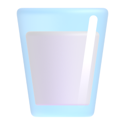 Glass of Milk 3D