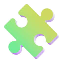 Jigsaw Puzzle Piece 3D