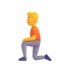 Kneeling Person 3D