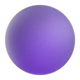 Large Purple Circle 3D
