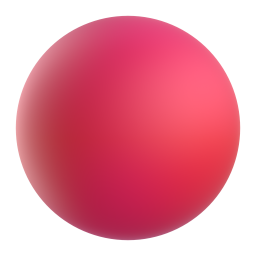 Large Red Circle 3D