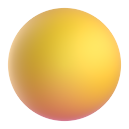 Large Yellow Circle 3D