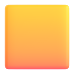 Large Yellow Square 3D