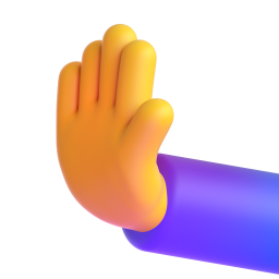 Leftwards Pushing Hand 3D