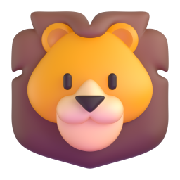 Lion Face 3D