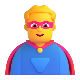 Man Superhero 3D