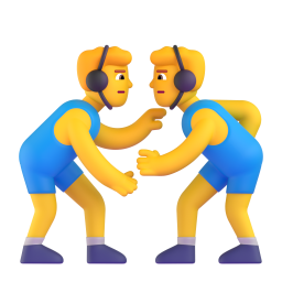 Men Wrestling 3D