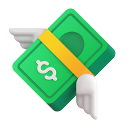 Money with Wings 3D
