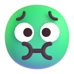 Nauseated Face 3D