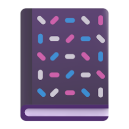Notebook with Decorative Cover 3D