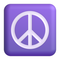 Peace Symbol 3D