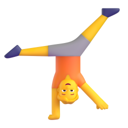 Person Doing Cartwheel 3D