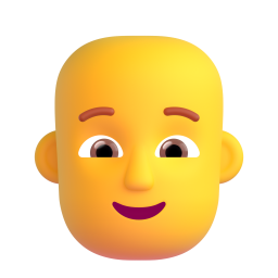 Person: Bald 3D