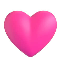 Pink Heart 3D