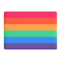 Rainbow Flag 3D