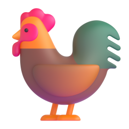 Rooster 3D