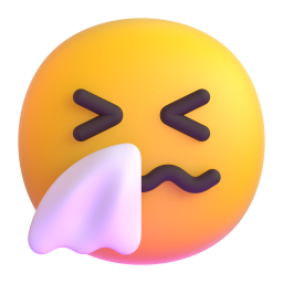 Sneezing Face 3D