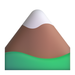 Snow Capped Mountain 3D