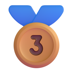 Third Place Medal 3D