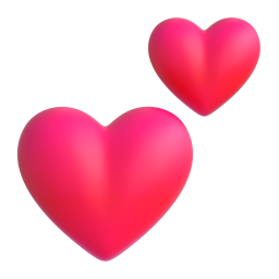 Two Hearts 3D