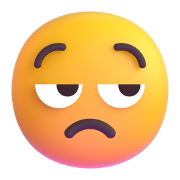 Unamused Face 3D