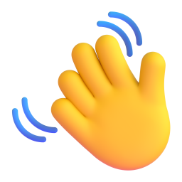 Waving Hand Sign 3D