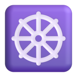 Wheel of Dharma 3D