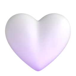 White Heart 3D