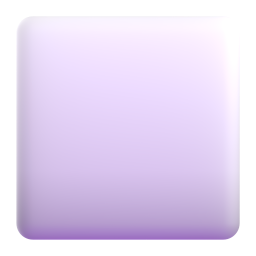 White Large Square 3D