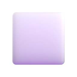 White Medium Square 3D