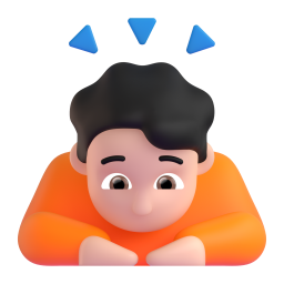 person bowing 3D